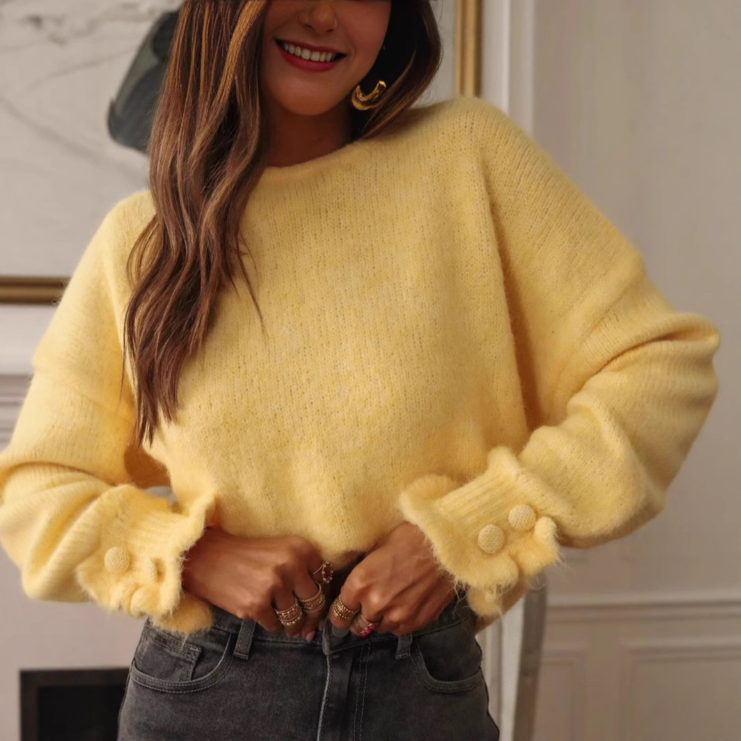 Drop-shoulder knit top 29