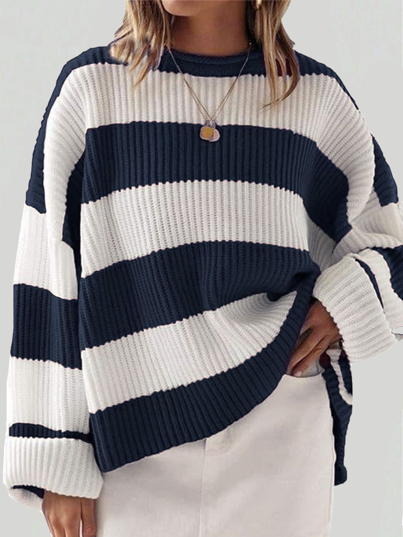 knitted pullover top 2