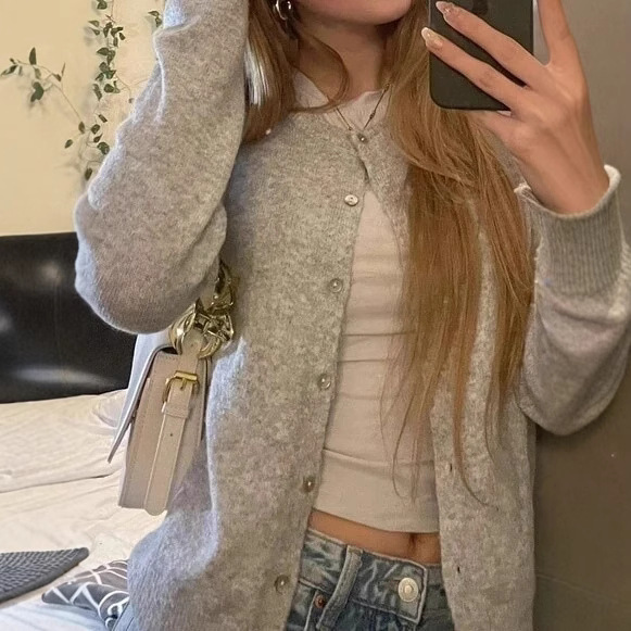 women's casual belly-baring sweater 24
