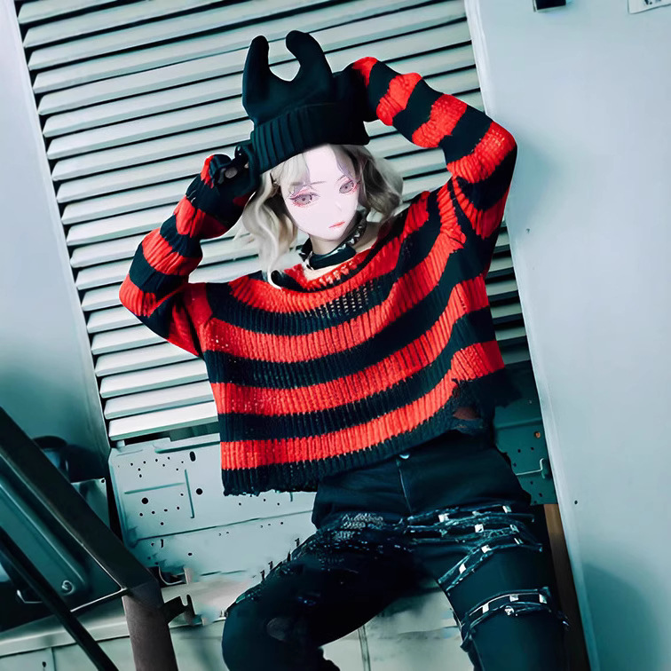 women's short knitted sweater 1