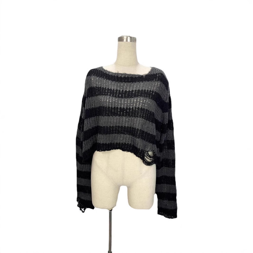 women's short knitted sweater 1