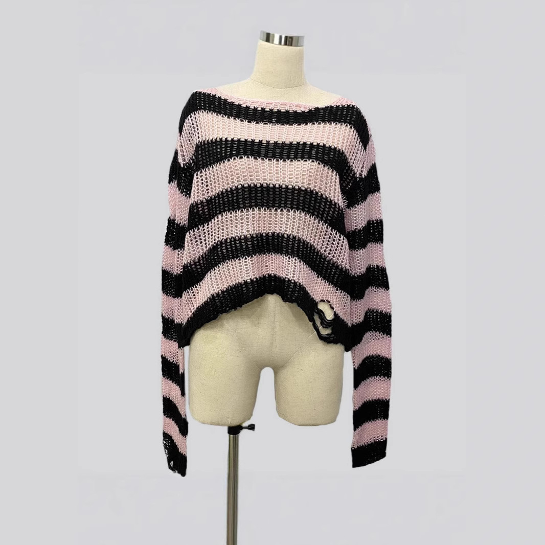 women's short knitted sweater 1