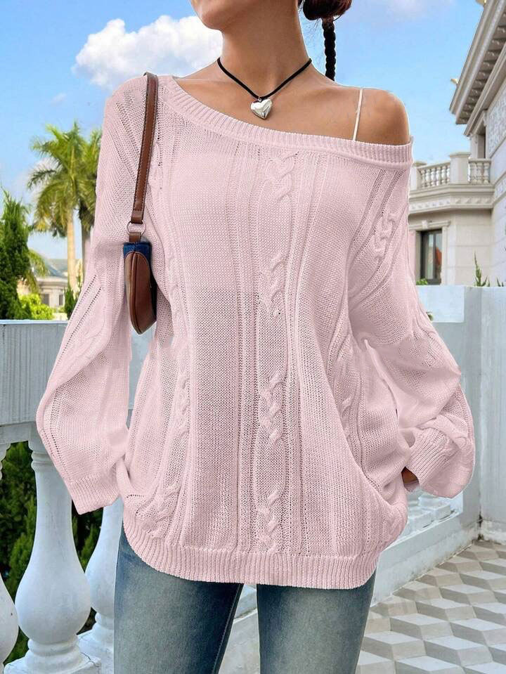Slouchy knit top 35