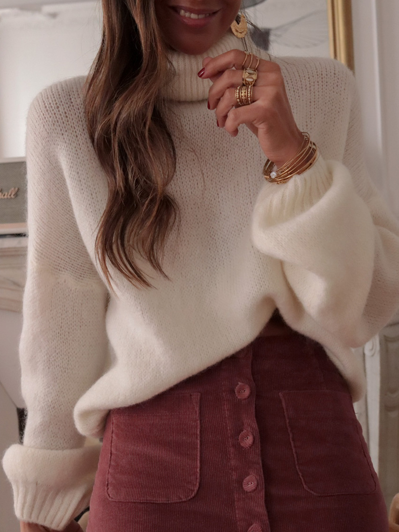 Long sleeve pullover sweater 57